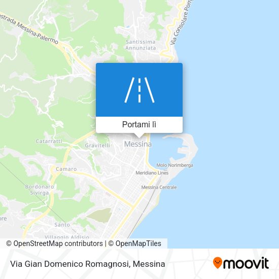 Mappa Via Gian Domenico Romagnosi