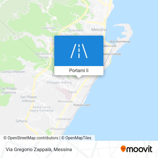 Mappa Via Gregorio Zappalà