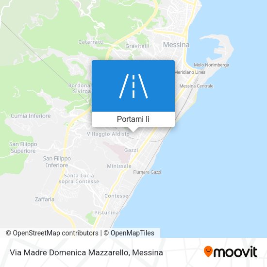 Mappa Via Madre Domenica Mazzarello