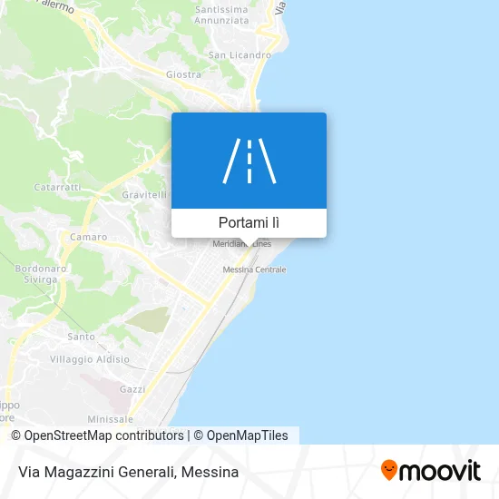 Mappa Via Magazzini Generali