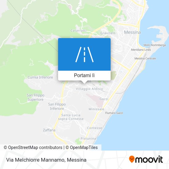 Mappa Via Melchiorre Mannamo
