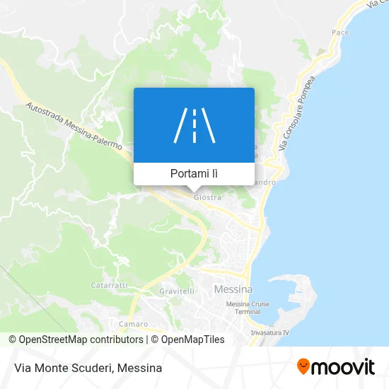 Mappa Via Monte Scuderi