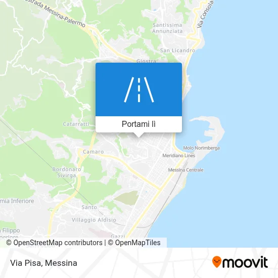 Mappa Via Pisa
