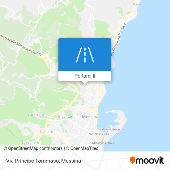 Mappa Via Principe Tommaso