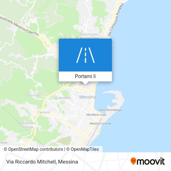 Mappa Via Riccardo Mitchell