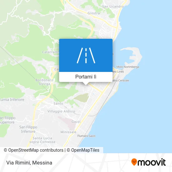 Mappa Via Rimini