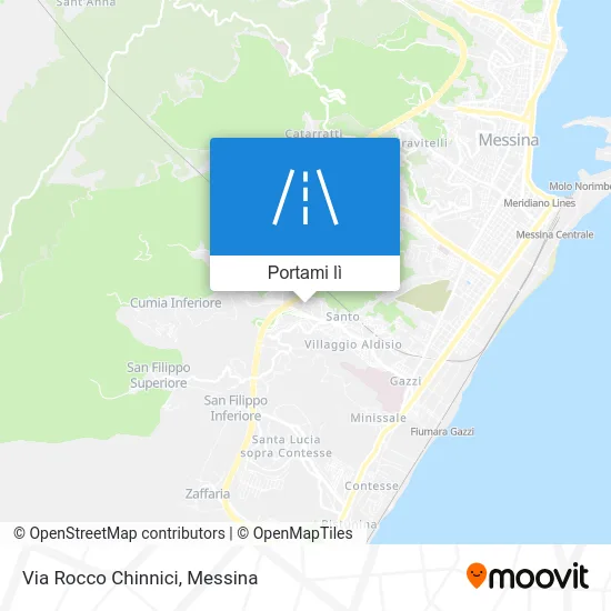 Mappa Via Rocco Chinnici