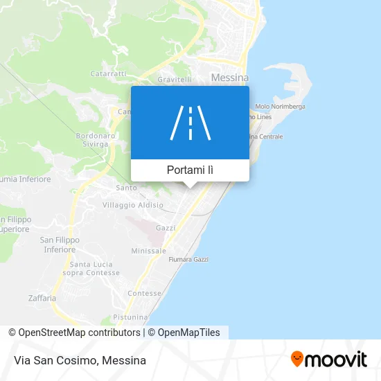 Mappa Via San Cosimo