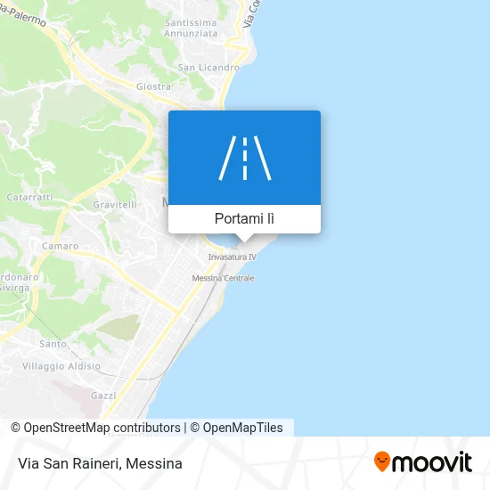 Mappa Via San Raineri