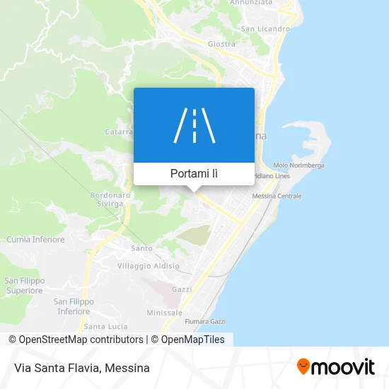 Mappa Via Santa Flavia