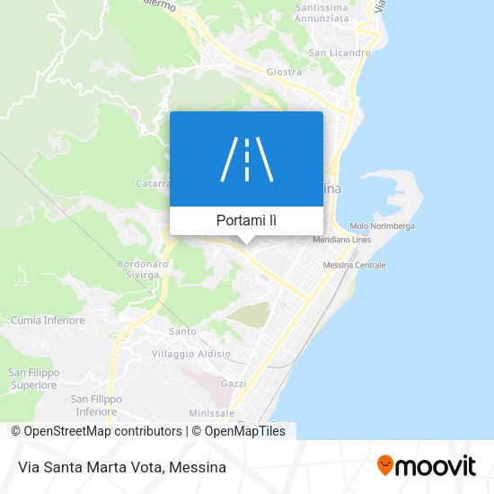 Mappa Via Santa Marta Vota