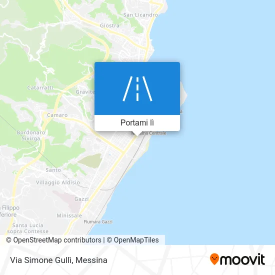 Mappa Via Simone Gullì