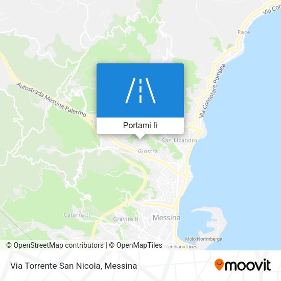 Mappa Via Torrente San Nicola
