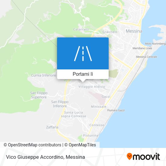 Mappa Vico Giuseppe Accordino