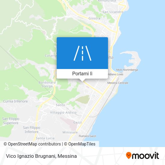 Mappa Vico Ignazio Brugnani