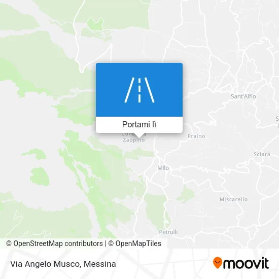 Mappa Via Angelo Musco