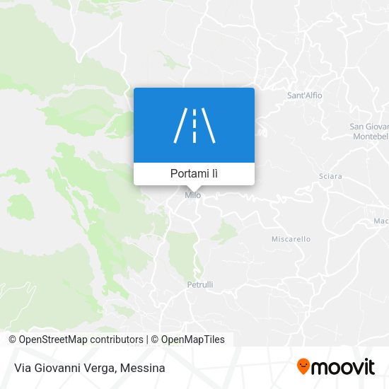 Mappa Via Giovanni Verga