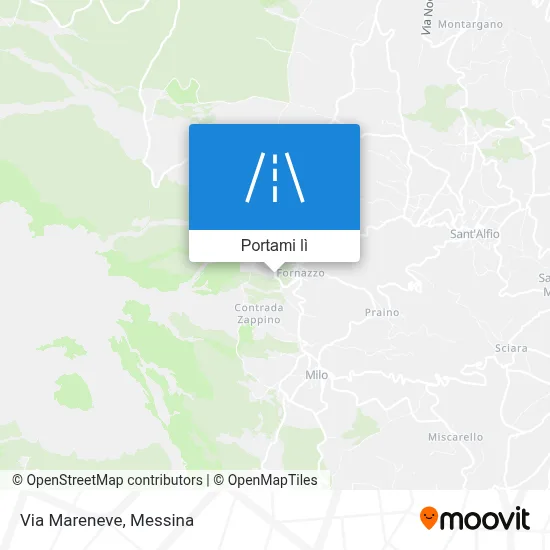 Mappa Via Mareneve