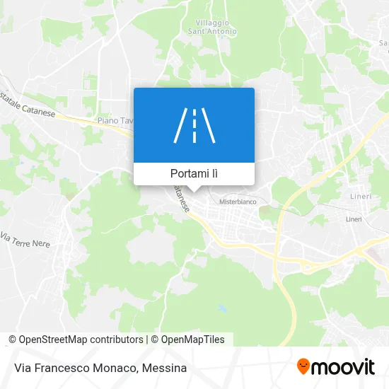 Mappa Via Francesco Monaco
