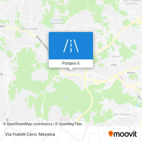 Mappa Via Fratelli Cervi