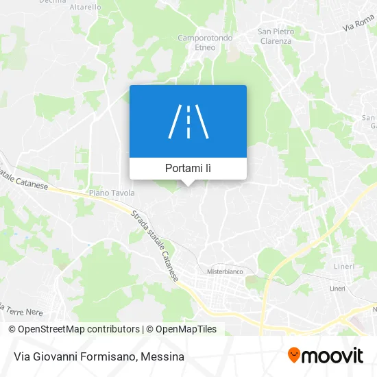 Mappa Via Giovanni Formisano