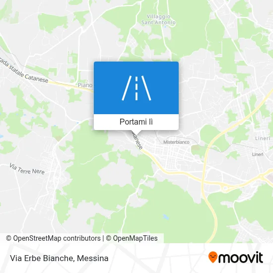 Mappa Via Erbe Bianche