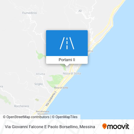 Mappa Via Giovanni Falcone E Paolo Borsellino