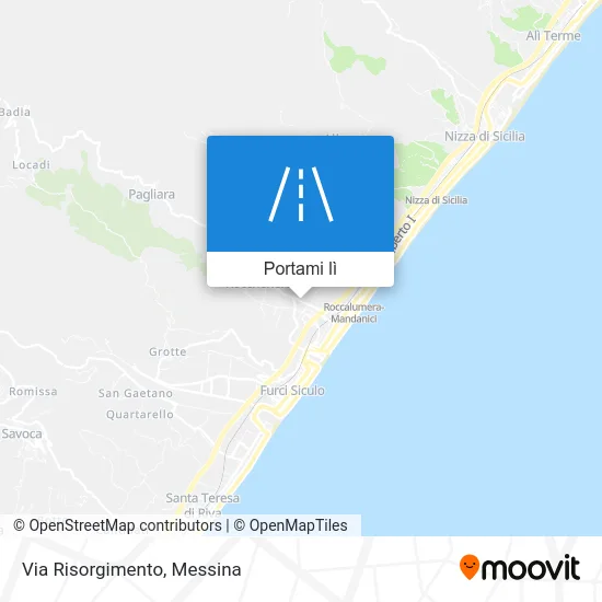 Mappa Via Risorgimento