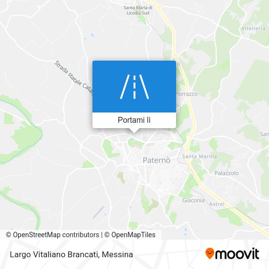 Mappa Largo Vitaliano Brancati