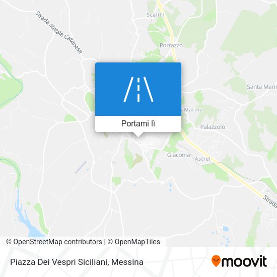 Mappa Piazza Dei Vespri Siciliani
