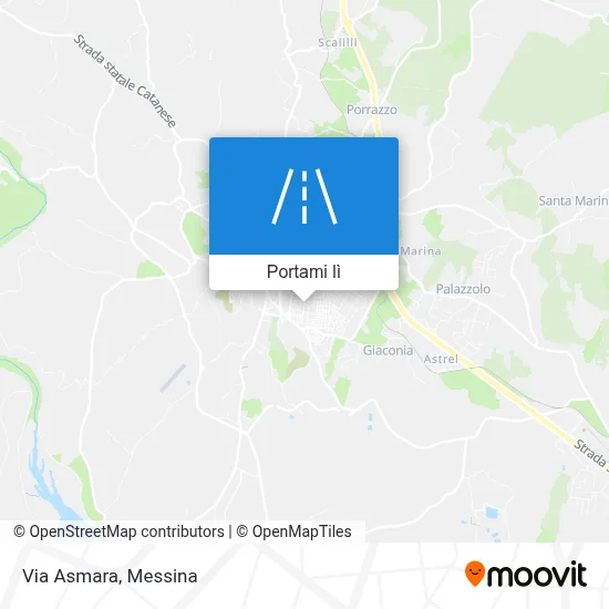 Mappa Via Asmara