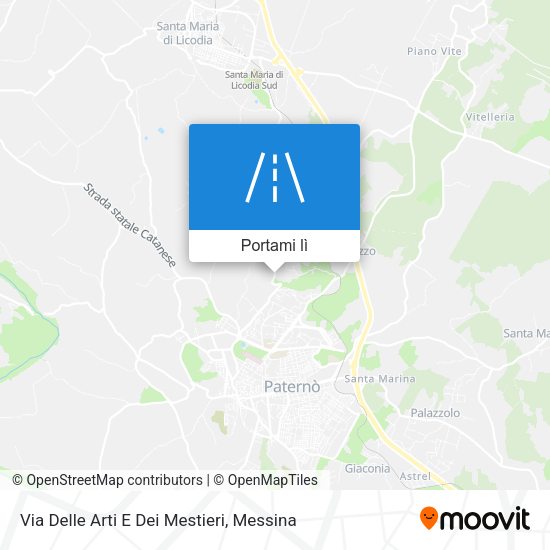 Mappa Via Delle Arti E Dei Mestieri