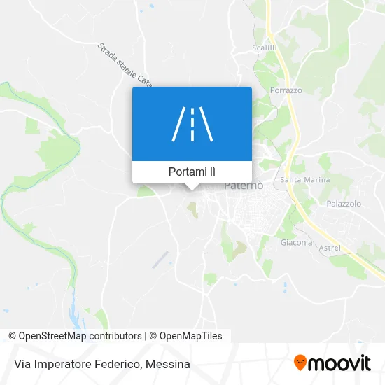 Mappa Via Imperatore Federico