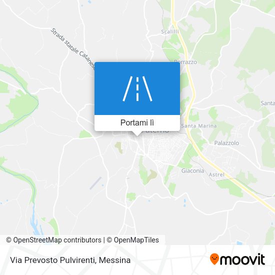Mappa Via Prevosto Pulvirenti