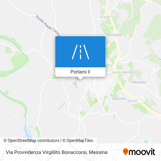 Mappa Via Provvidenza Virgillito Bonaccorsi