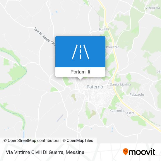 Mappa Via Vittime Civili Di Guerra