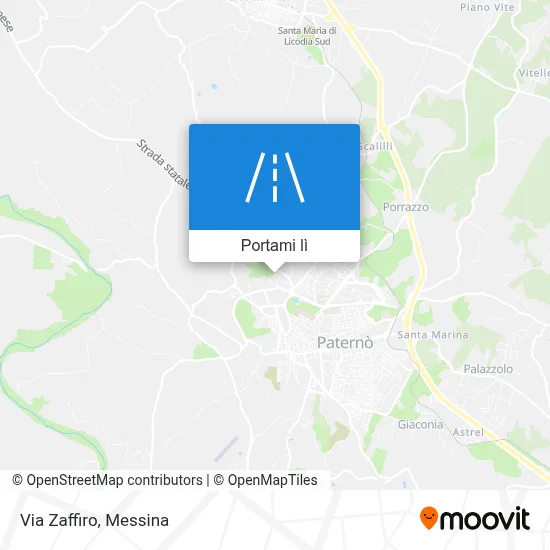 Mappa Via Zaffiro