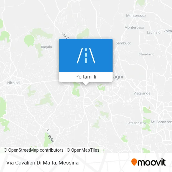 Mappa Via Cavalieri Di Malta