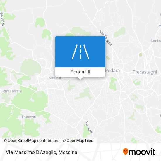 Mappa Via Massimo D'Azeglio