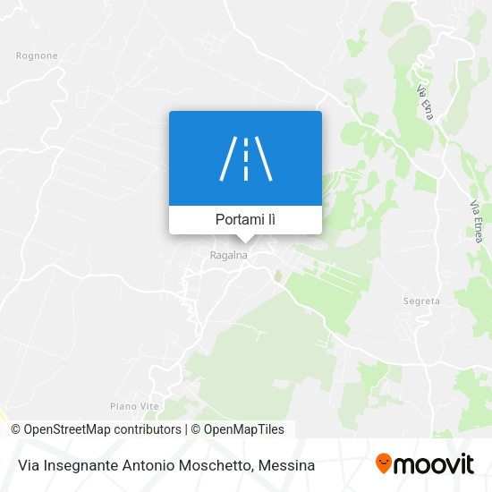 Mappa Via Insegnante Antonio Moschetto