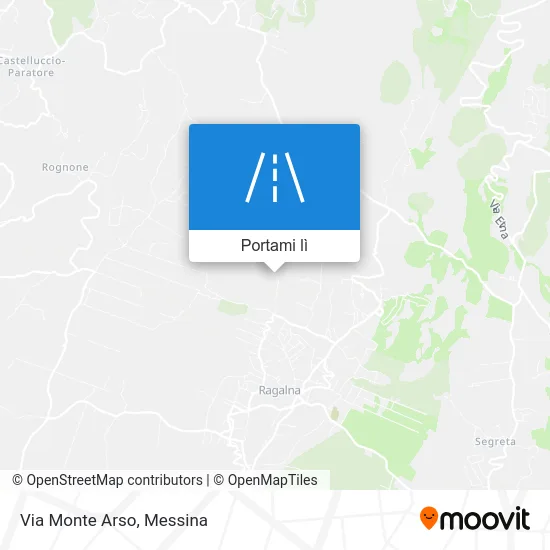 Mappa Via Monte Arso
