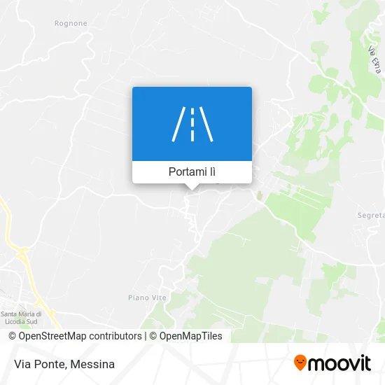 Mappa Via Ponte