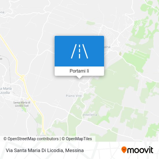 Mappa Via Santa Maria Di Licodia