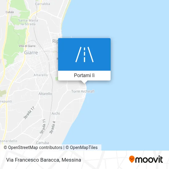 Mappa Via Francesco Baracca