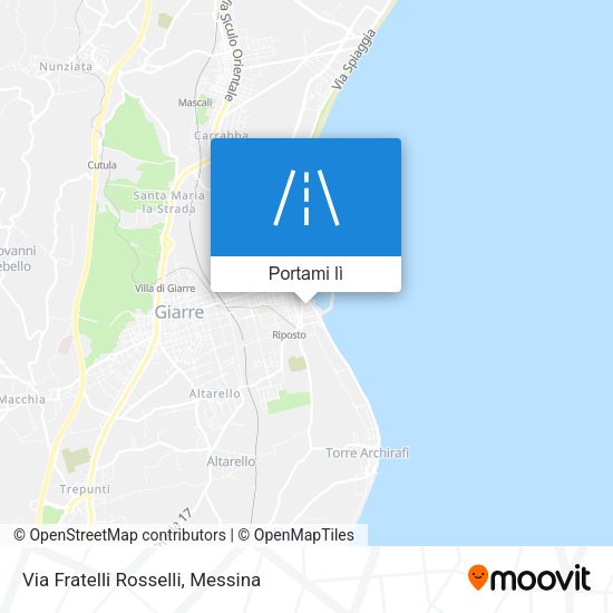 Mappa Via Fratelli Rosselli