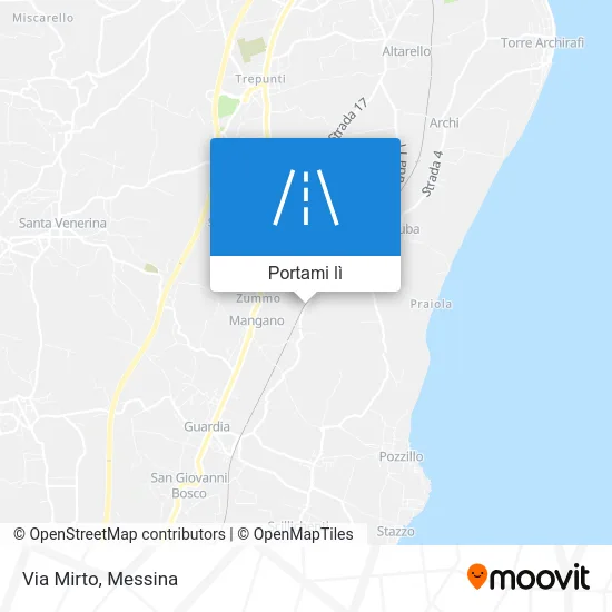 Mappa Via Mirto