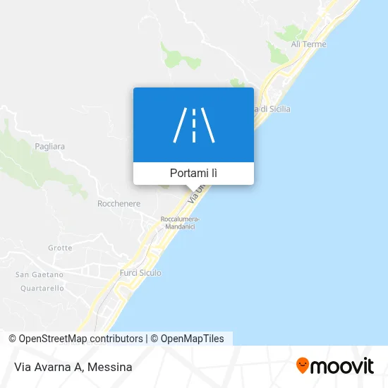 Mappa Via Avarna A