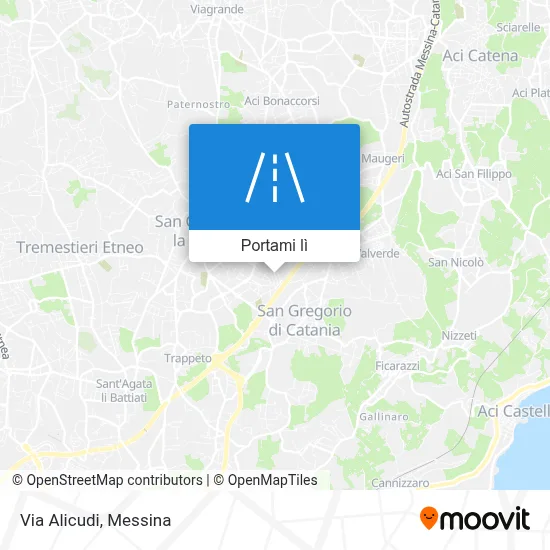 Mappa Via Alicudi