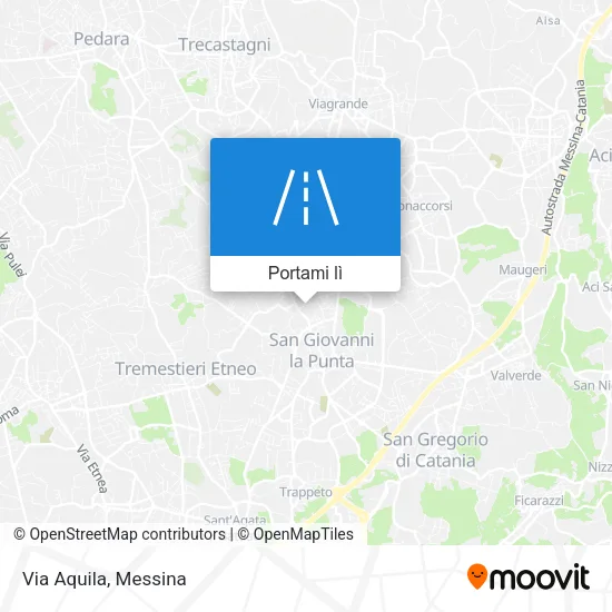 Mappa Via Aquila