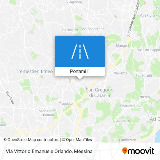 Mappa Via Vittorio Emanuele Orlando